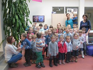 Wizyta przedszkolaków ze Sławkowic