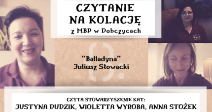 Czytanie na kolację – Stowarzyszenie KAT z Dobczyc