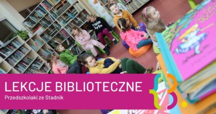 Przedszkolaki ze Stadnik w bibliotece