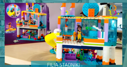 Klocki LEGO w bibliotece w Stadnikach