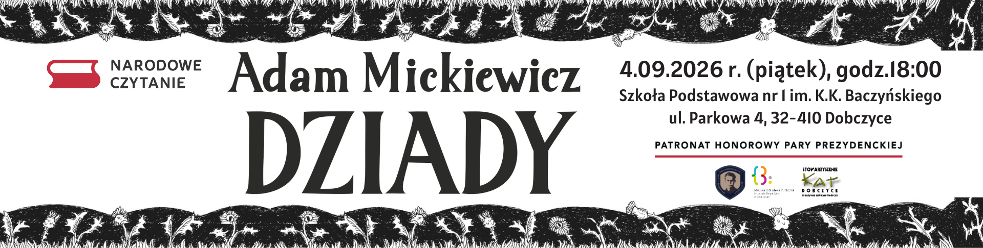 Baner: Narodowe Czytanie 2026